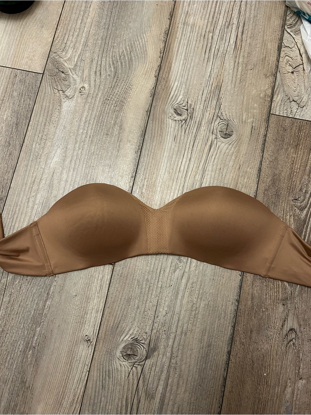 Maidenform Strapless Molded Bra in Tan Brown